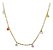 Colar Chocker Pedra Zirconia Colorido F. Ouro 18k Semi Joia - Imagem 2
