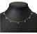 Colar Chocker Pedra Zirconia Colorido F. Ouro 18k Semi Joia - Imagem 1