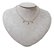 Colar Chocker Paz Dourado Semijoia Pingente Pedra Zirconia - Imagem 2