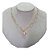Colar Cadeado Mosquetão Moda Dourado Ou Prata Pedra Zirconia - Imagem 5
