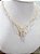Colar Cadeado Mosquetão Moda Dourado Ou Prata Pedra Zirconia - Imagem 6