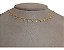 Colar Chocker Coração F. Ouro 18k Dourado Semi Joia 40 Cm - Imagem 4