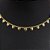 Colar Chocker Coração F. Ouro 18k Dourado Semi Joia 40 Cm - Imagem 2