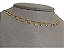Colar Chocker Coração F. Ouro 18k Dourado Semi Joia 40 Cm - Imagem 5
