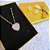 Conjunto Colar E Brinco Coração Pedra Rosa Leitosa Folheado Ouro 18k Pedra Rosê Semi Joia Com Garantia - Imagem 10