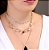Colar Chocker Dourado Folheado A Ouro Com Garantia Gargantilha Semi Joia Coração - Imagem 2