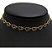 Colar Chocker Coração Folheado A Ouro 18k Semijoia - Imagem 2