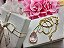 Colar Gota Pedra Zirconia Rosa F Ouro 18k Dourado - Imagem 6