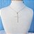 Colar Cruz Crucifixo Noiva Zirconia Dourada Folheada A Ouro - Imagem 7