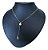 Colar Gravatinha Globo Zirconia Dourado F. Ouro Semi Joia - Imagem 1