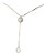 Colar Gravatinha Globo Zirconia Dourado F. Ouro Semi Joia - Imagem 2