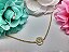 Colar Chocker Dourado Árvore Da Vida Pedra Zirconia Folheado - Imagem 4