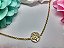 Colar Chocker Dourado Árvore Da Vida Pedra Zirconia Folheado - Imagem 5