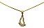 Colar Pezinho Gestante Pedra Zirconia F. Ouro 18k Semijoia - Imagem 2