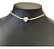 Colar Chocker Zirconia Coração Vermelho Preto Branco Riviera - Imagem 11