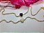 Colar Chocker Zirconia Coração Vermelho Preto Branco Riviera - Imagem 16