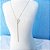 Colar Gravatinha Zirconia Cristal F. Ouro 18k Dourado Menina - Imagem 8