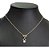 Colar Pingente Menininha Pedra Zirconia Dourado Folheado 18k - Imagem 3