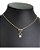 Colar Pingente Menininha Pedra Zirconia Dourado Folheado 18k - Imagem 1
