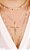 Colar Cruz Crucifixo Jesus Zirconia Dourado F. Ouro 18k - Imagem 3