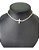 Colar Chocker Dourado Riviera Cruz Pedra Zirconia Folheado - Imagem 1
