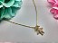 Colar Menina Pedra Zirconia Dourado F. Ouro 18k Semi Joia - Imagem 4