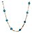 Colar Chocker Olho Grego Dourado Folheado Ouro 18k Semijoia - Imagem 1