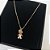 Colar Menino Pedra Zirconia Dourado F. Ouro 18k Semi Joia - Imagem 7