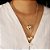 Colar Triplo Coração Elo Português Chocker 40 50 60 Cm - Imagem 4