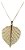 Colar Folha Arabesco Renda Folheado A Ouro 18k Semi Joia - Imagem 2