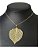 Colar Folha Arabesco Renda Folheado A Ouro 18k Semi Joia - Imagem 4