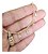 Colar Chocker Pedra Zirconia Folheado A Ouro 18k Semi Joia - Imagem 2