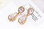 Brinco Noiva Pedra Zirconia Dourado Ou Prata Gota Debutante - Imagem 2
