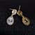 Brinco Noiva Pedra Zirconia Dourado Ou Prata Gota Debutante - Imagem 3