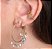 Brinco Argola Pedra Zirconia Colorida Folheado C Garantia - Imagem 2