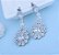 Brinco Noiva Pedra Zirconia Prata Festa Debutante Luxo - Imagem 6