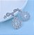 Brinco Noiva Pedra Zirconia Prata Festa Debutante Luxo - Imagem 3