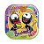 Prato Descartável Quadrado Smilinguido Sweet com 8Un - Festcolor Promo - Imagem 1