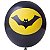Balão de Latex 11 Pol Preto com Estampa Morcego Amarelo com 25Un - Happy Day - Imagem 1