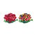 Forminhas para Doces de Flor Lisianto Composê com 24 Un - Cromus 28610527 - Imagem 1