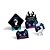 Enfeite Silhueta Decorativa de Mesa Gamer Sortido com 4 Unidades - Cromus 23012346 - Imagem 1