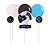 Kit Topo de Bolo com Balão Tema Gamer - Cromus 23012337 - Imagem 1
