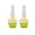 Prendedor Cupcake Verde Claro Jogo com 6 Un - Cromus Esp - Imagem 1
