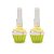 Prendedor Cupcake Verde Claro Jogo com 6 Un - Cromus Esp - Imagem 1