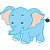 Painel Decorativo Elefante de E.V.A - Piffer REF 7543 - Imagem 1