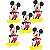 Mini Personagem Decorativo de E.V.A Mickey Mouse com 6 Un - Ref 02659 Piffer - Imagem 1
