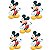 Micro Personagem Decorativo Mickey com 5 un Ref 09008 - Piffer - Imagem 1