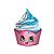 Saia Para Cupcake Shopkins com 8 un - Festcolor Promo - Imagem 1