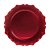 Sousplat Borda Trabalhada Vermelho 33cm de Melamina - Ref 1241121 Mesa Posta Cromus - Imagem 1