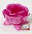 Forminha Para Doces Flora - Rosa Chiclete com 30 Unidades - Cromus 28610707 - Imagem 3